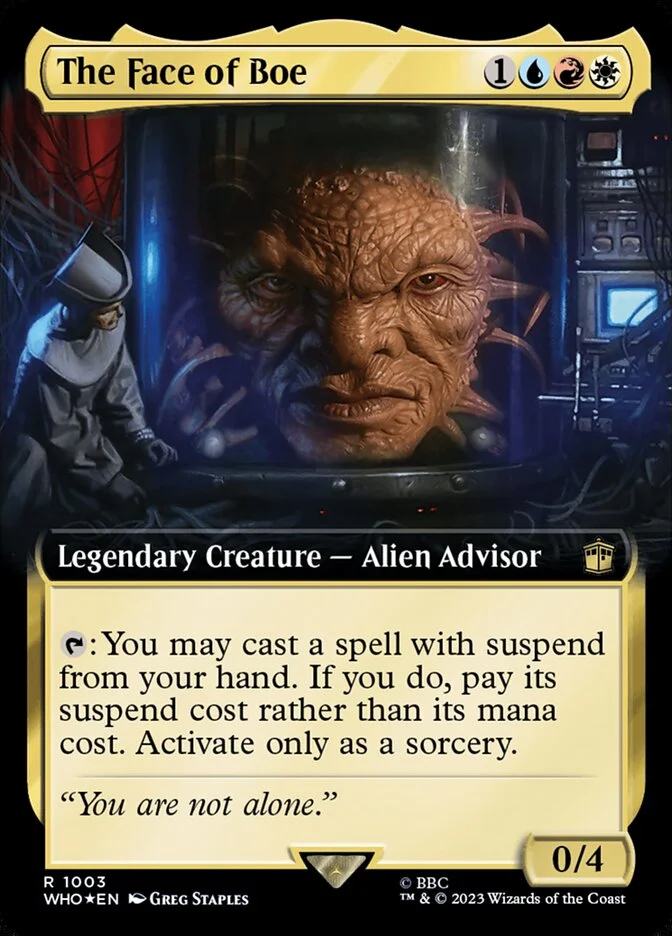 The Face of Boe 「WHO/1003」「EN」
