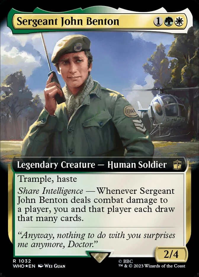 Sergeant John Benton 「WHO/1032」「EN」