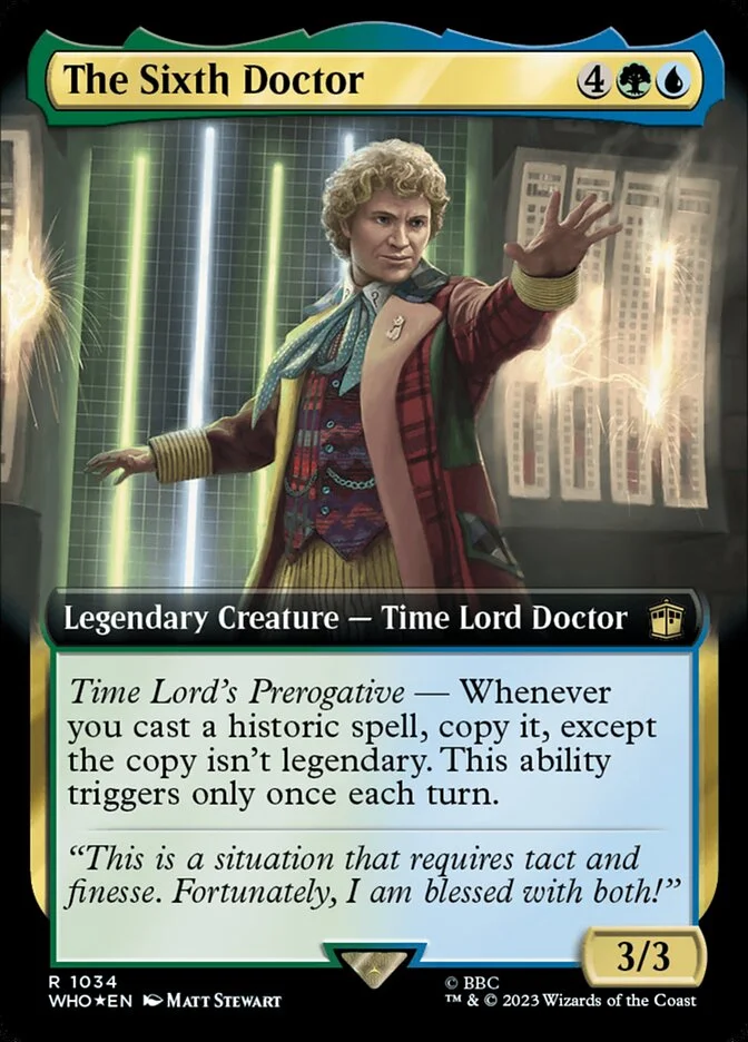 The Sixth Doctor 「WHO/1034」「EN」