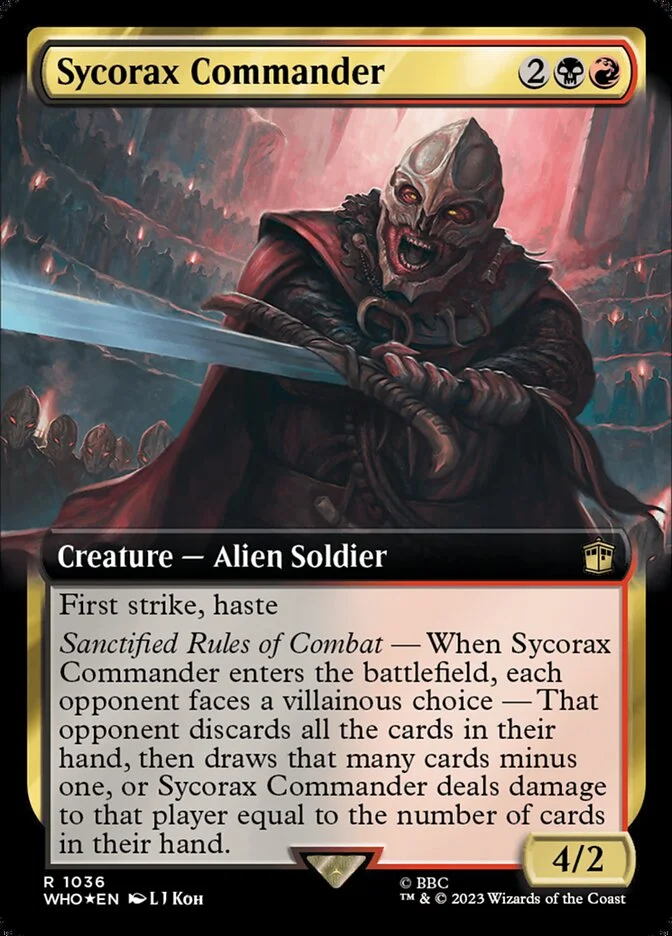 Sycorax Commander 「WHO/1036」「EN」
