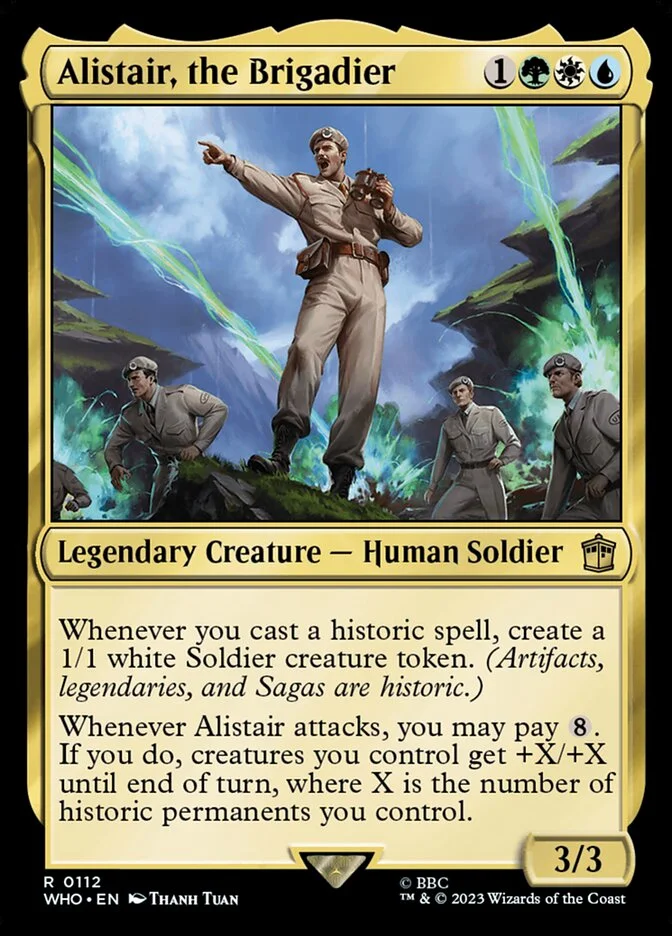 Alistair, the Brigadier 「WHO/112」「EN」