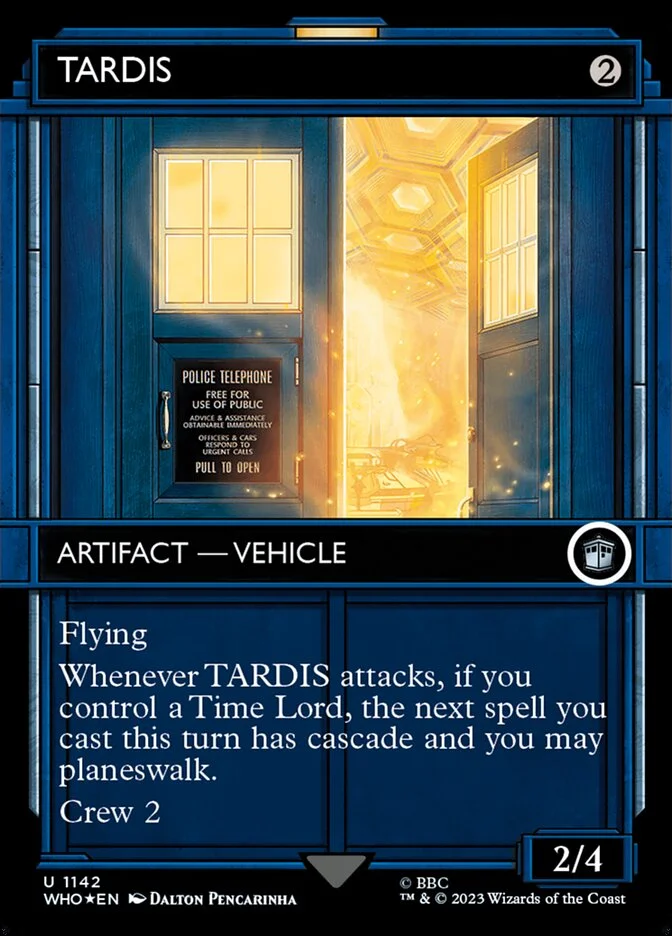 TARDIS 「WHO/1142」「EN」
