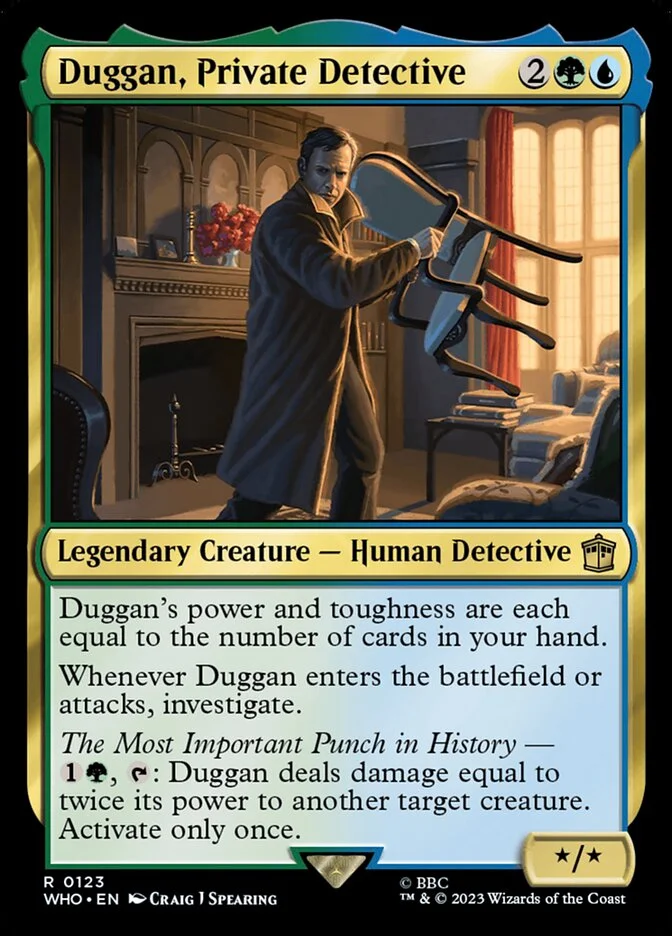 Duggan, Private Detective 「WHO/123」「EN」