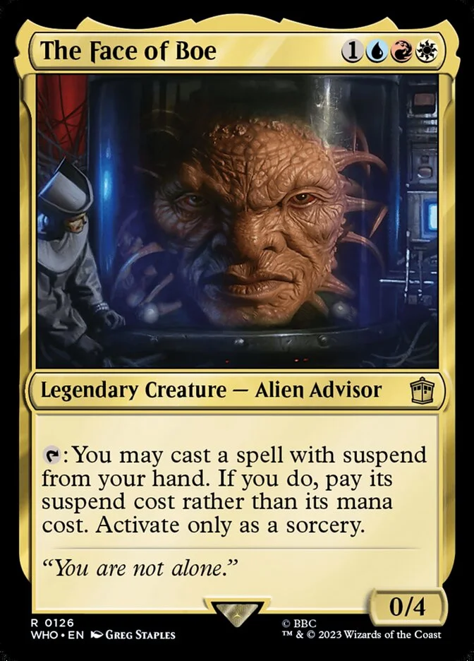 The Face of Boe 「WHO/126」「EN」
