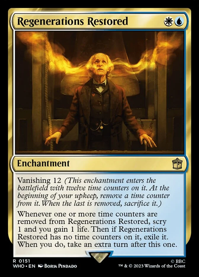 Regenerations Restored 「WHO/151」「EN」