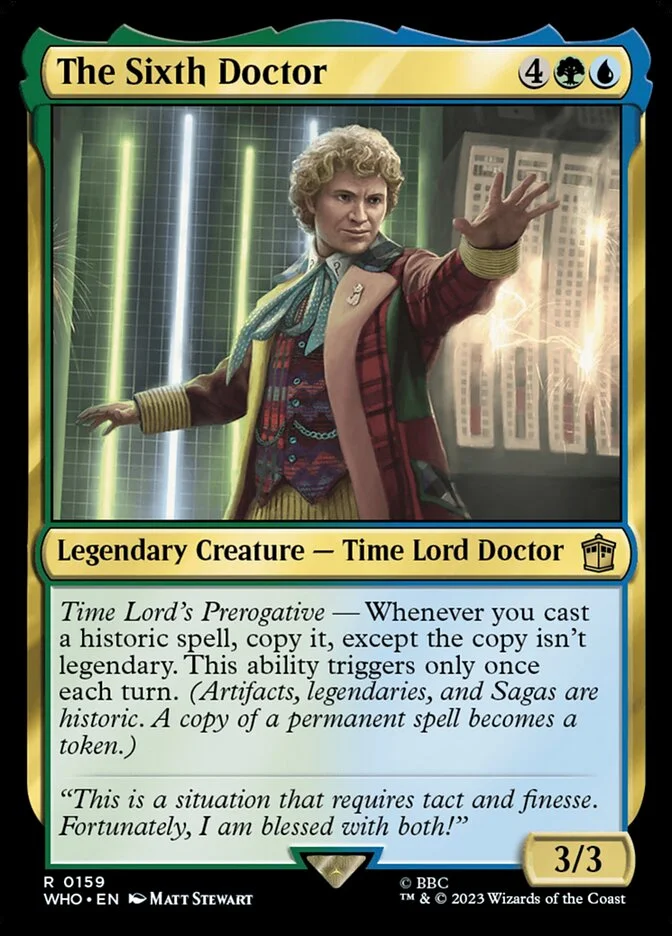 The Sixth Doctor 「WHO/159」「EN」