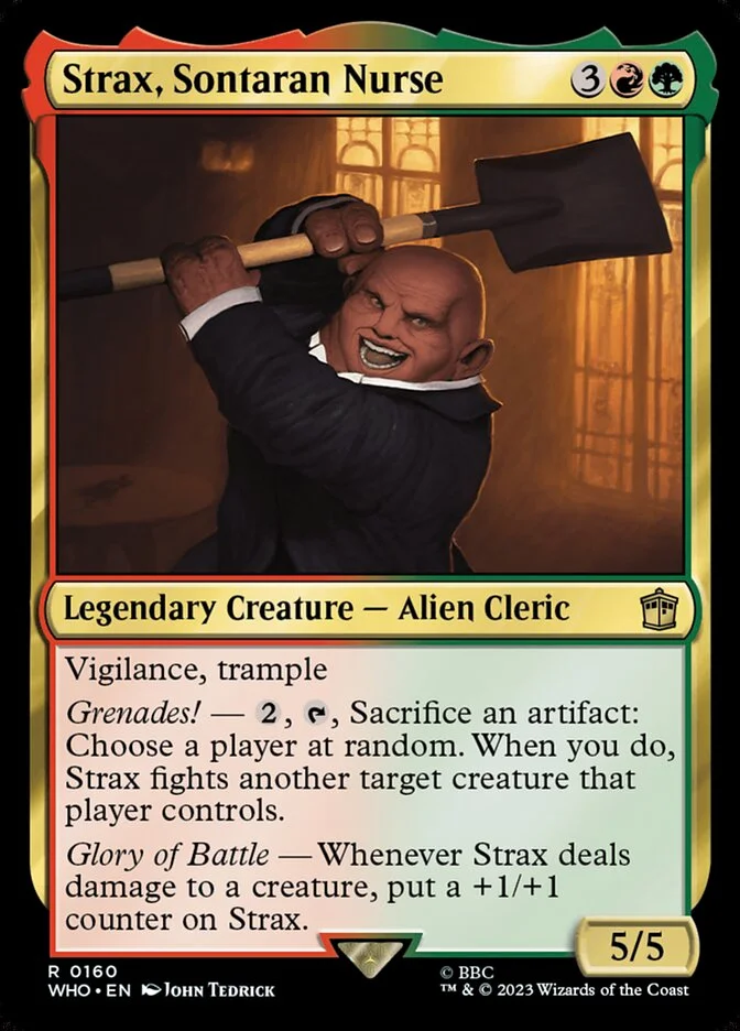 Strax, Sontaran Nurse 「WHO/160」「EN」