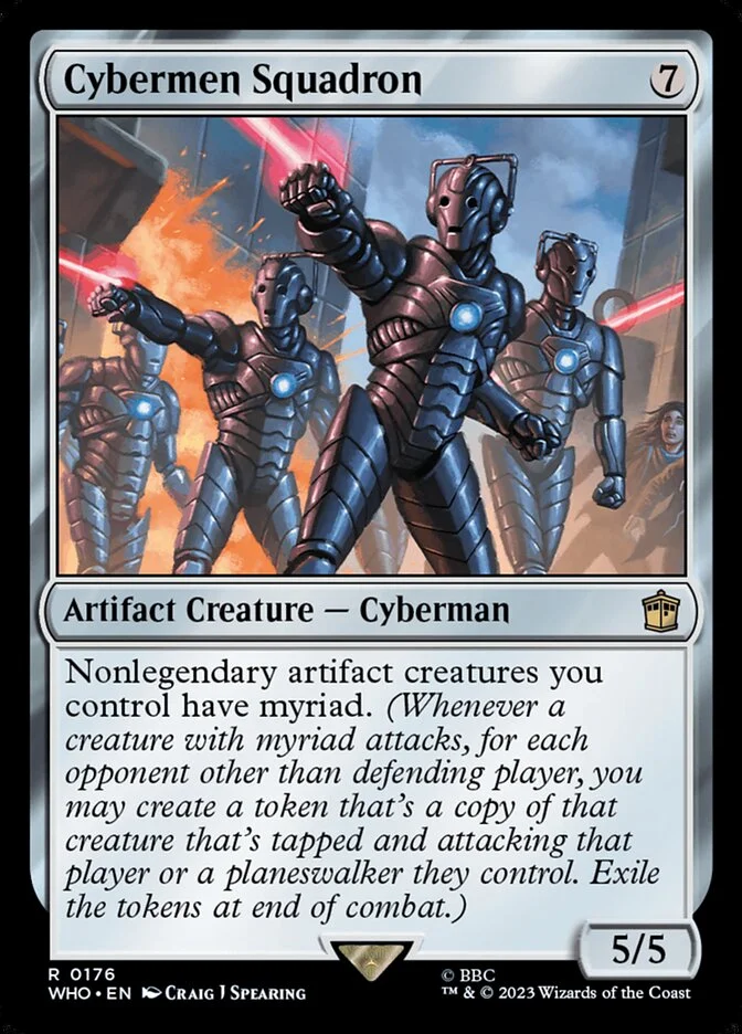 Cybermen Squadron 「WHO/176」「EN」
