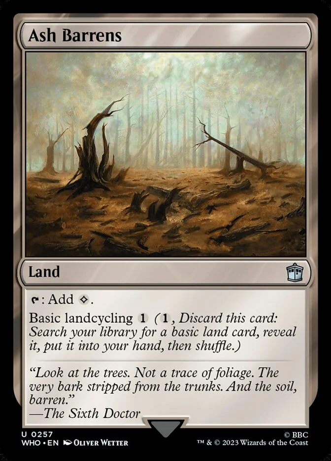 Ash Barrens 「WHO/257」「EN」
