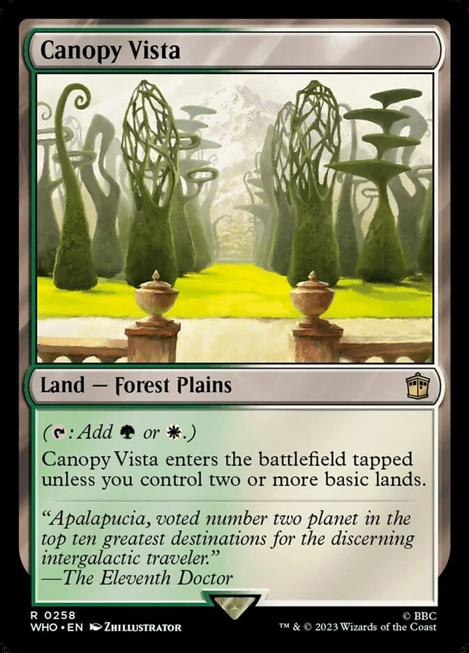 Canopy Vista 「WHO/258」「EN」
