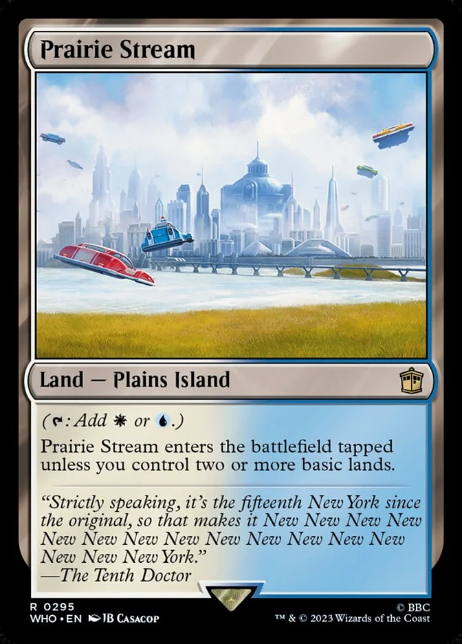 Prairie Stream 「WHO/295」「EN」