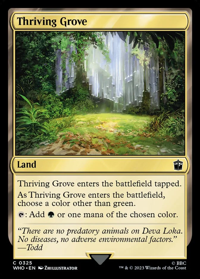 Thriving Grove 「WHO/325」「EN」