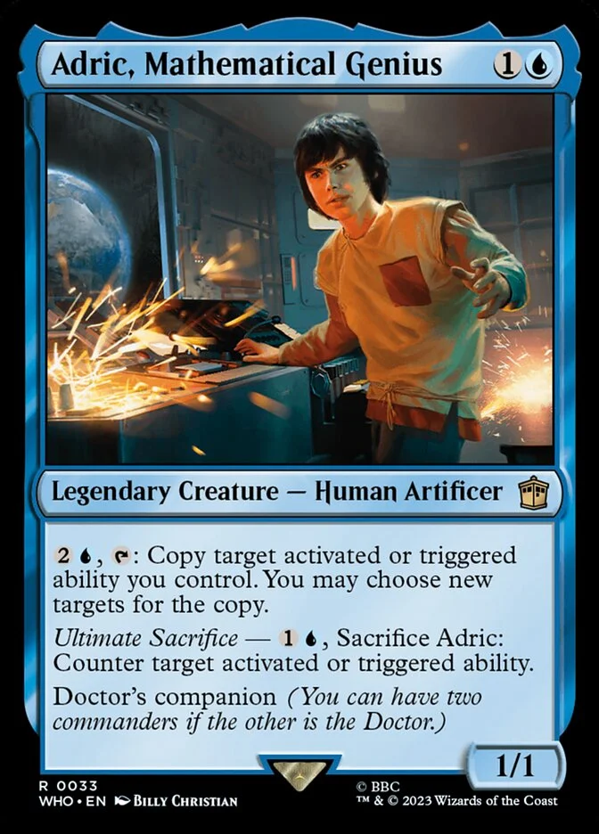 Adric, Mathematical Genius 「WHO/33」「EN」