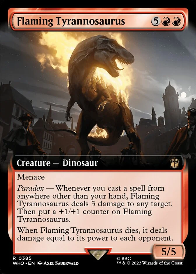 Flaming Tyrannosaurus 「WHO/385」「EN」