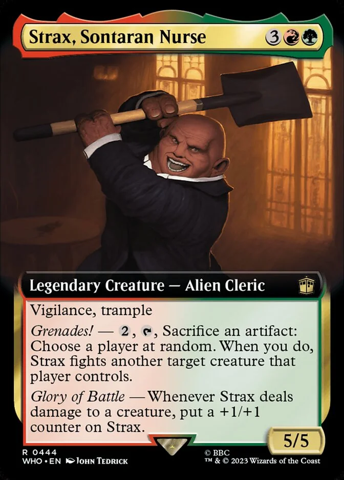 Strax, Sontaran Nurse 「WHO/444」「EN」