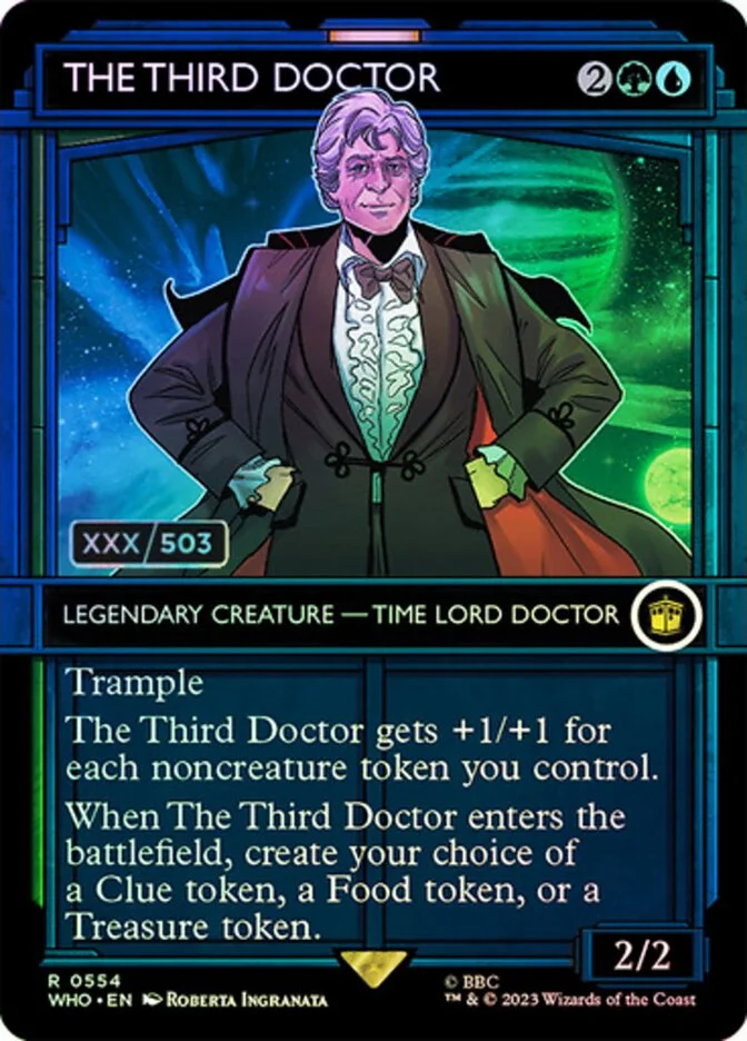 The Third Doctor 「WHO/554z」「EN」