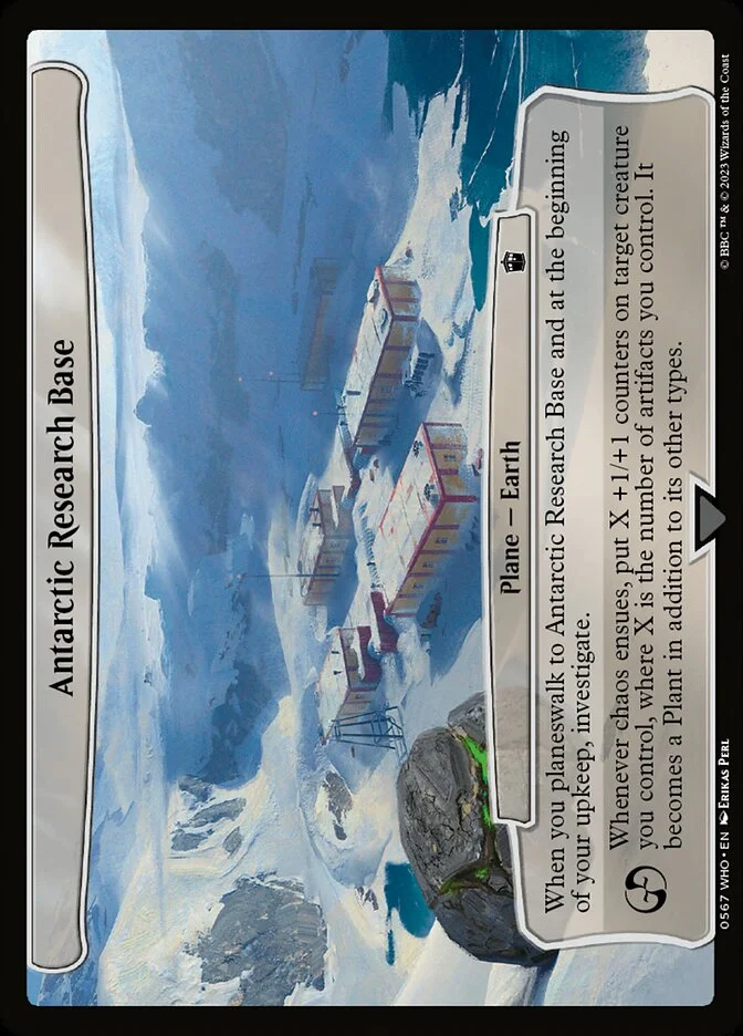 Antarctic Research Base 「WHO/567」「EN」