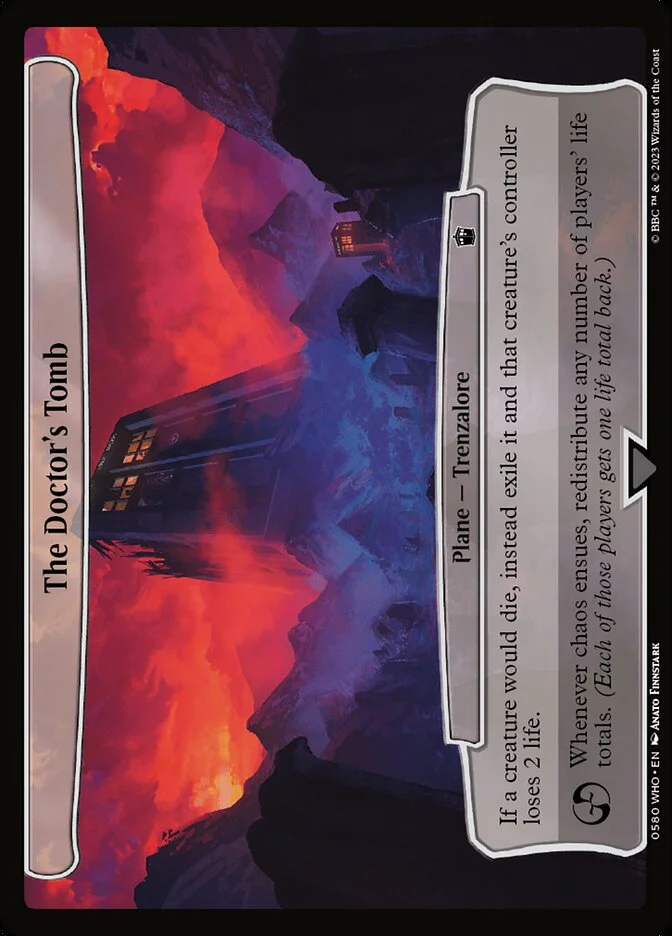 The Doctor's Tomb 「WHO/580」「EN」