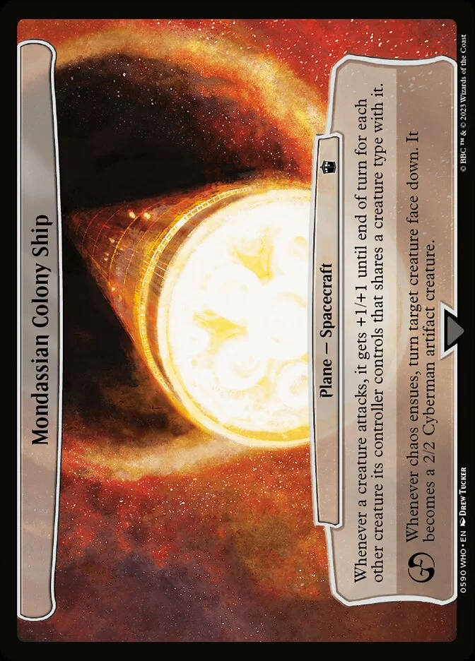 Mondassian Colony Ship 「WHO/590」「EN」