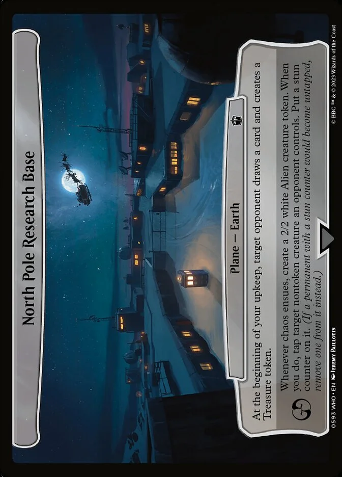 North Pole Research Base 「WHO/593」「EN」