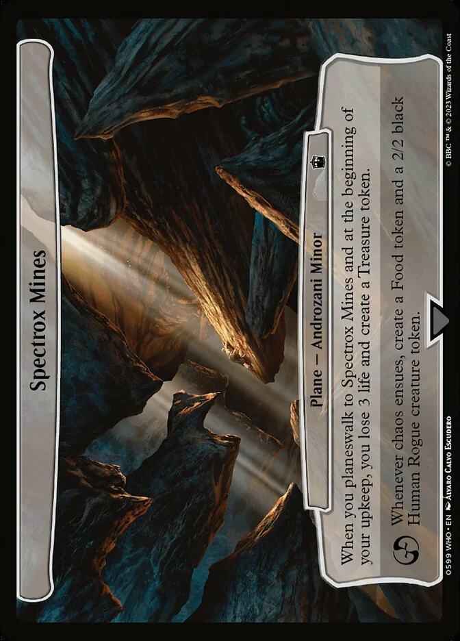 Spectrox Mines 「WHO/599」「EN」
