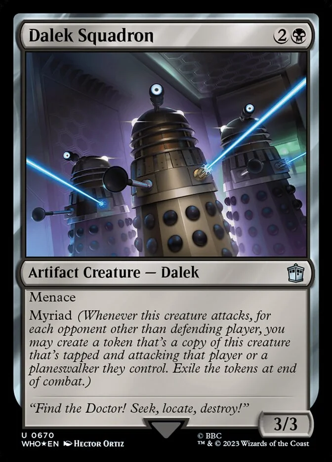 Dalek Squadron 「WHO/670」「EN」