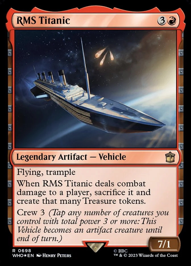 RMS Titanic 「WHO/698」「EN」