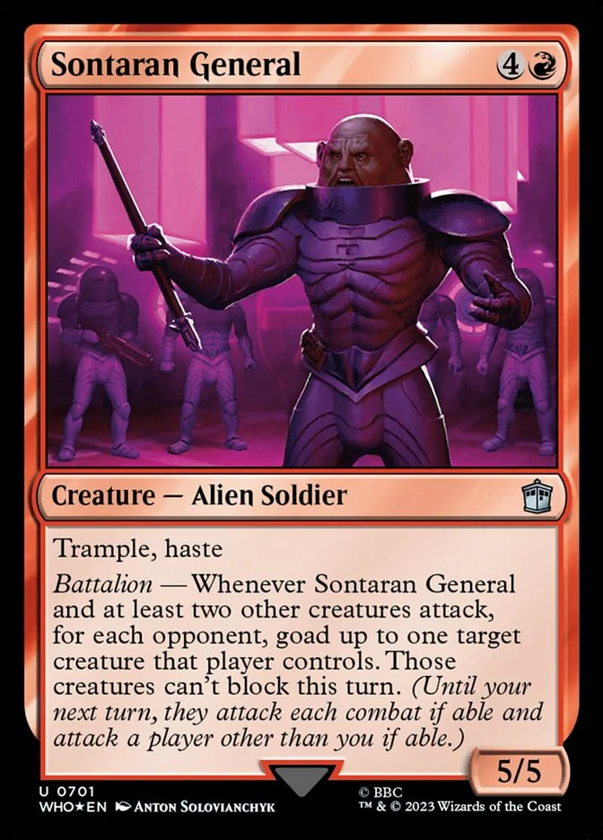 Sontaran General 「WHO/701」「EN」