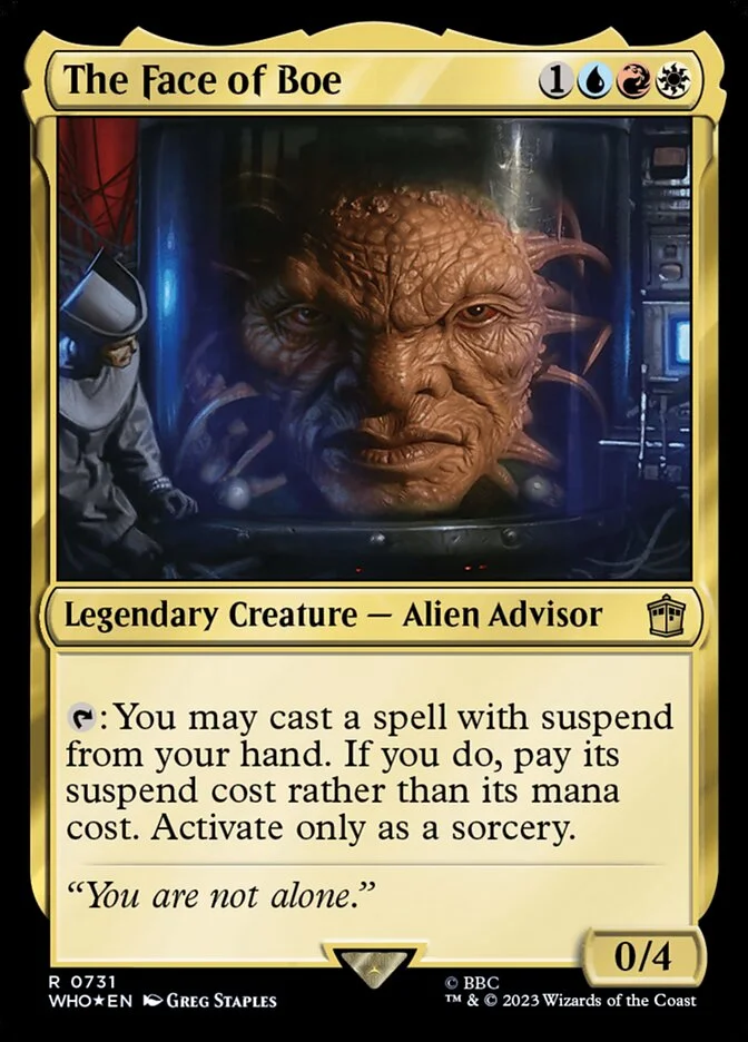 The Face of Boe 「WHO/731」「EN」
