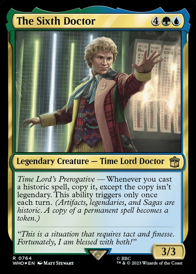 The Sixth Doctor 「WHO/764」「EN」