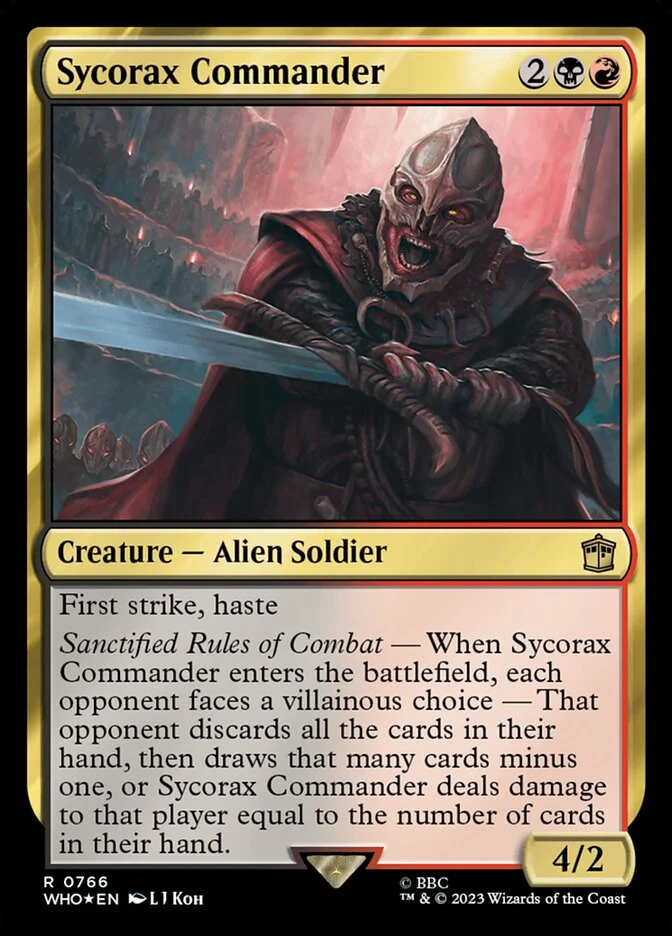 Sycorax Commander 「WHO/766」「EN」