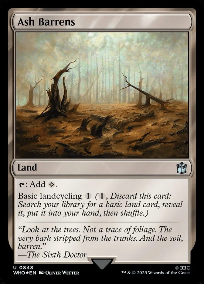 Ash Barrens 「WHO/848」「EN」