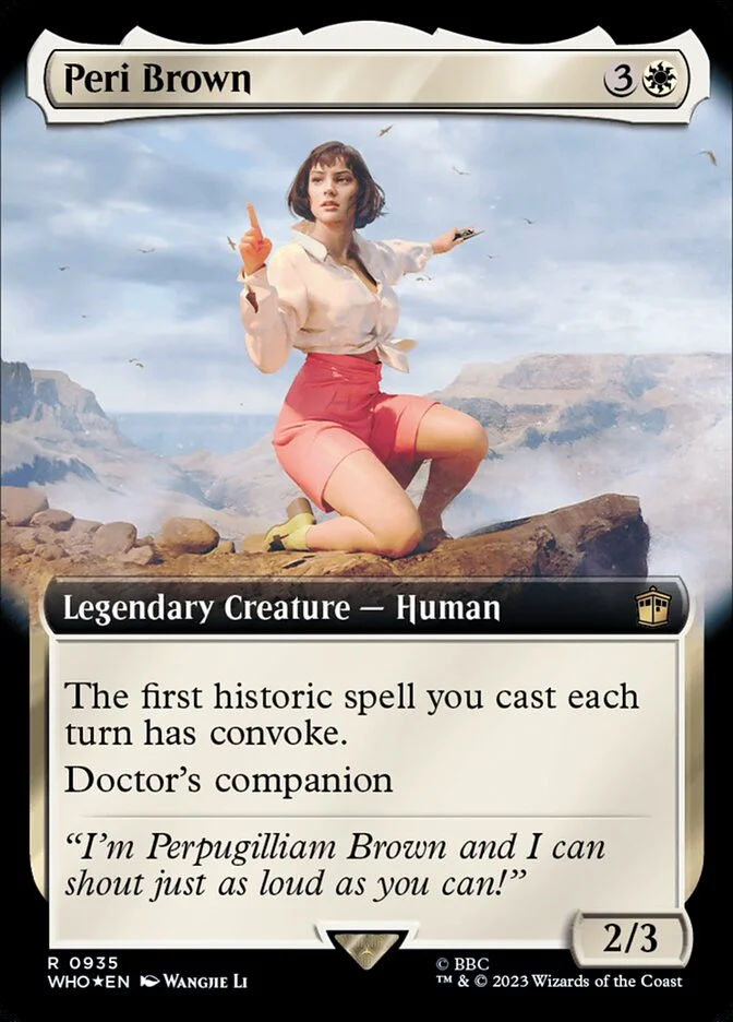Peri Brown 「WHO/935」「EN」