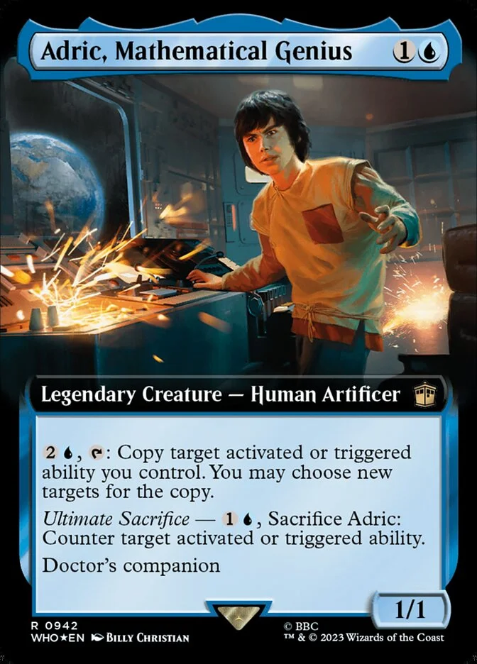 Adric, Mathematical Genius 「WHO/942」「EN」