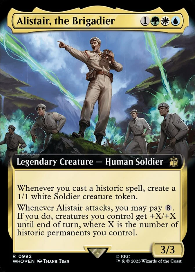 Alistair, the Brigadier 「WHO/992」「EN」