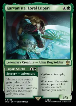 Karvanista, Loyal Lupari // Lupari Shield #106 · Magic: The Gathering