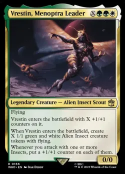 Vrestin, Menoptra Leader #166 · Magic: The Gathering