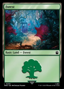 Forest #205 · Magic: The Gathering