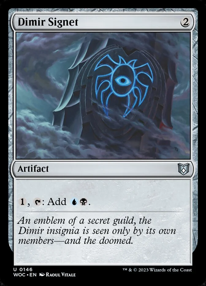 Dimir Signet 「WOC/146」「EN」