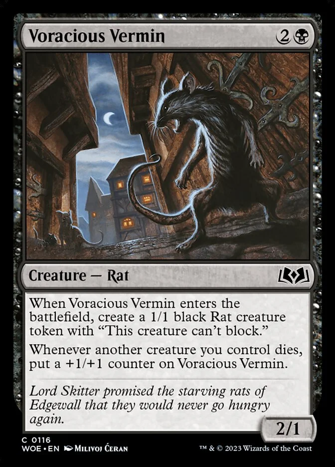 Voracious Vermin 「WOE/116」「EN」