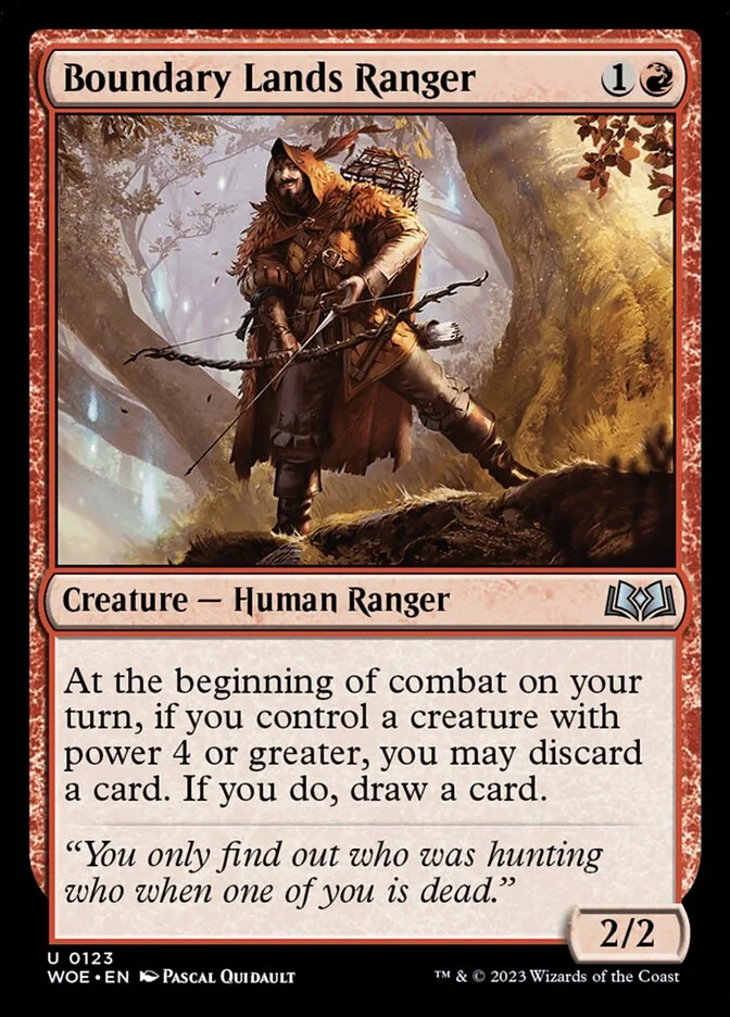 Boundary Lands Ranger 「WOE/123」「EN」