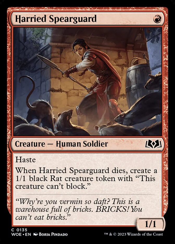 Harried Spearguard 「WOE/135」「EN」