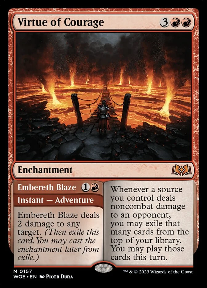 Virtue of Courage // Embereth Blaze 「WOE/157」「EN」
