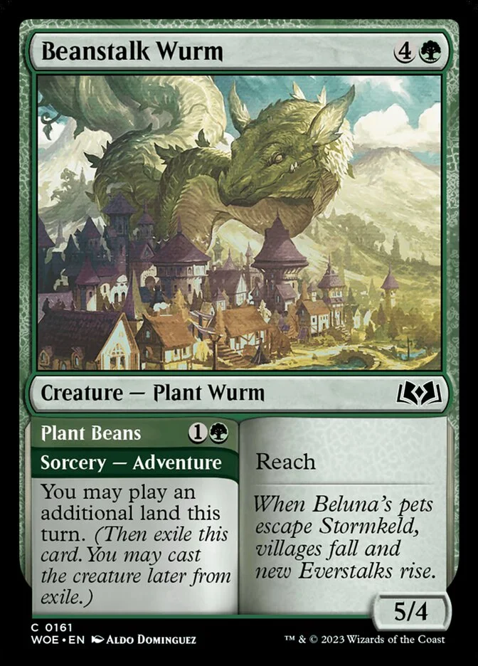 Beanstalk Wurm // Plant Beans 「WOE/161」「EN」