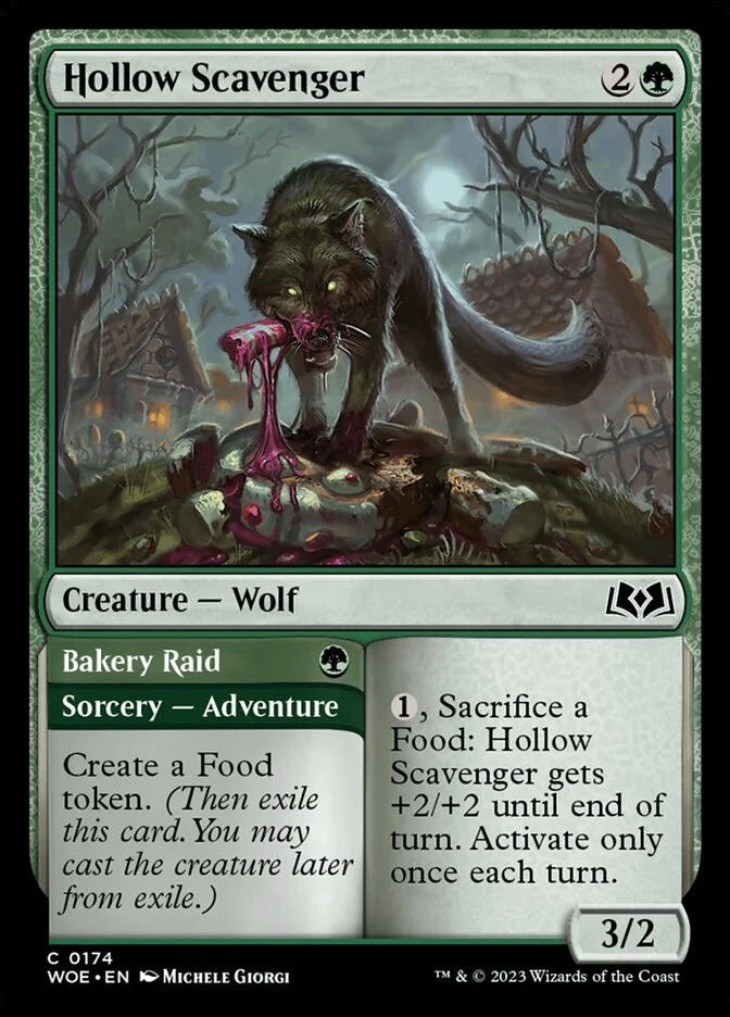 Hollow Scavenger // Bakery Raid 「WOE/174」「EN」