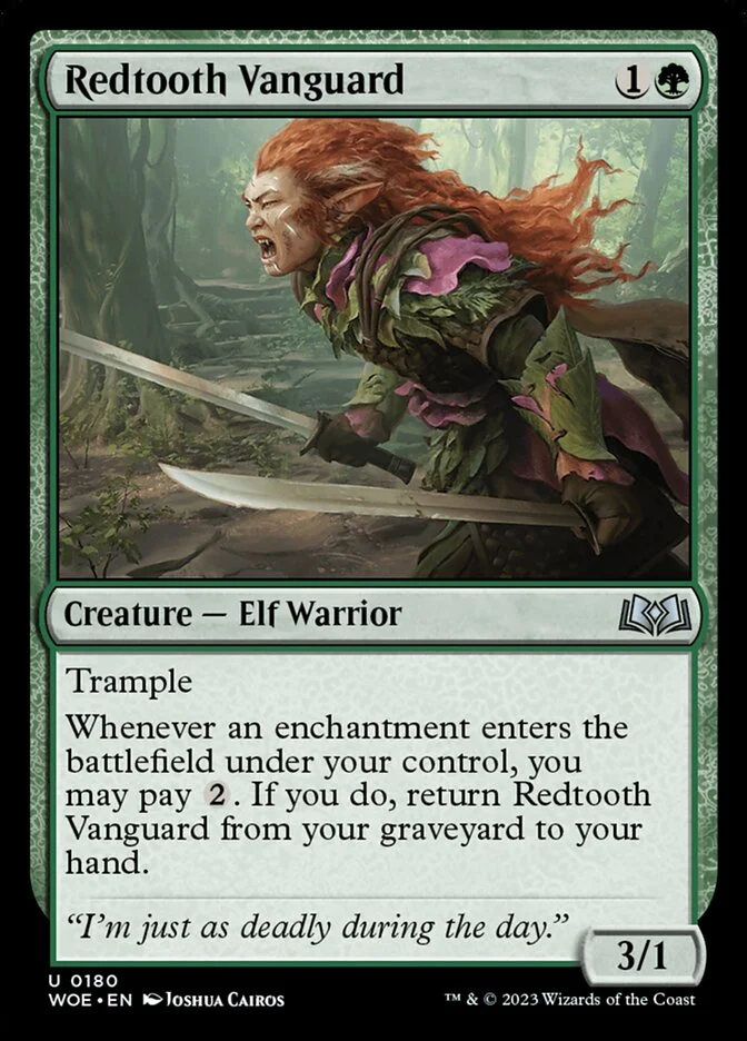 Redtooth Vanguard 「WOE/180」「EN」