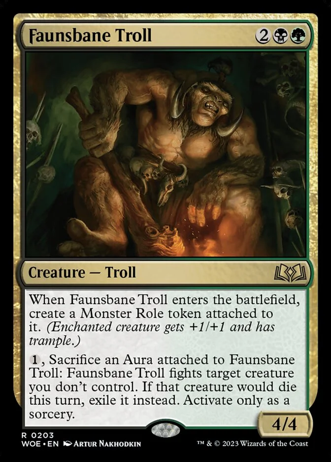 Faunsbane Troll 「WOE/203」「EN」