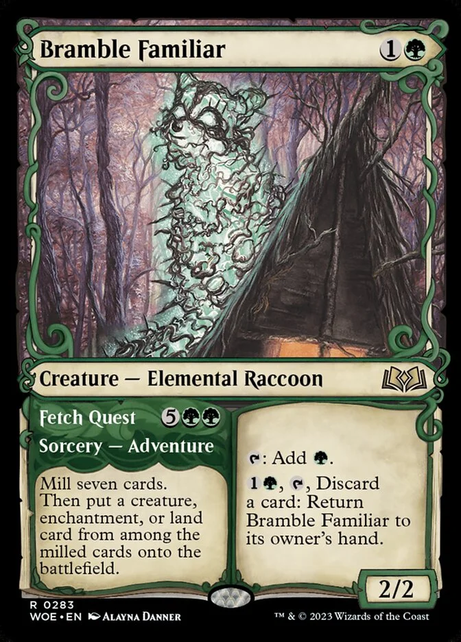 Bramble Familiar // Fetch Quest 「WOE/283」「EN」