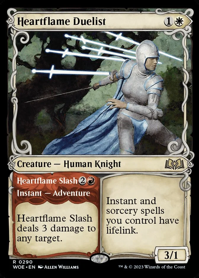 Heartflame Duelist // Heartflame Slash 「WOE/290」「EN」