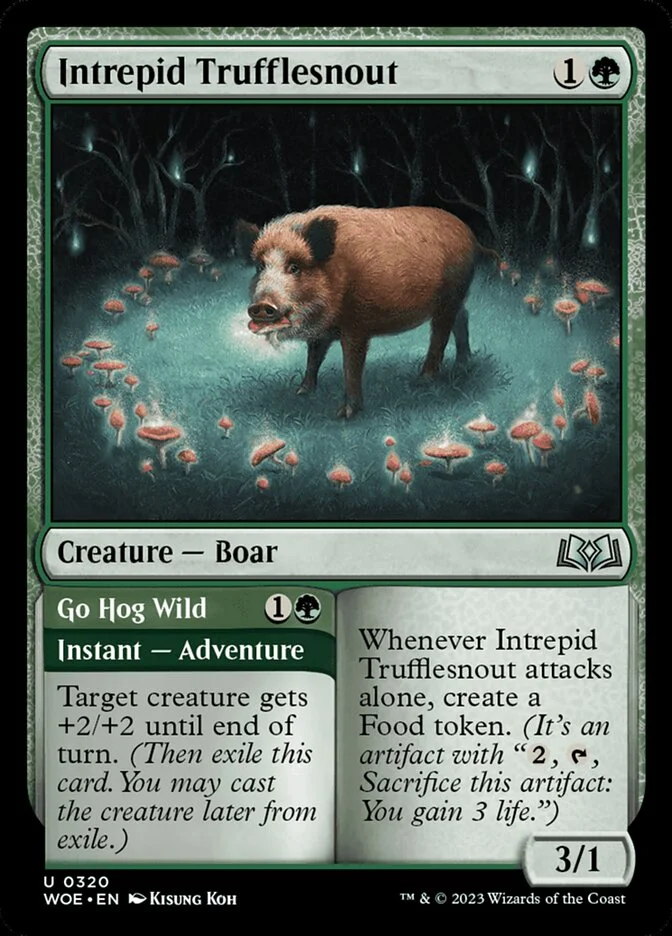 Intrepid Trufflesnout // Go Hog Wild 「WOE/320」「EN」